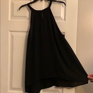 Ladies shear halter tank